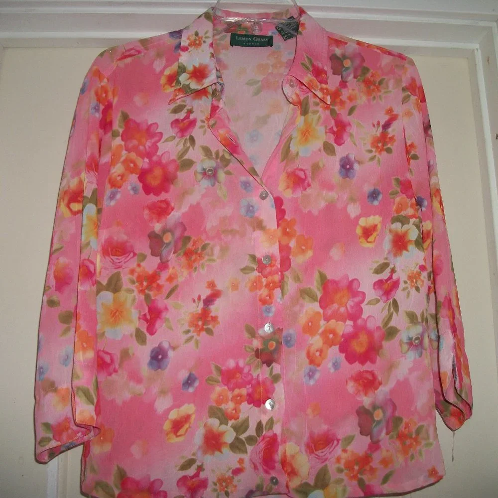 BARBIECORE PRETTY IN PINK BOHO COLORS FLORAL TEXTURE BL M